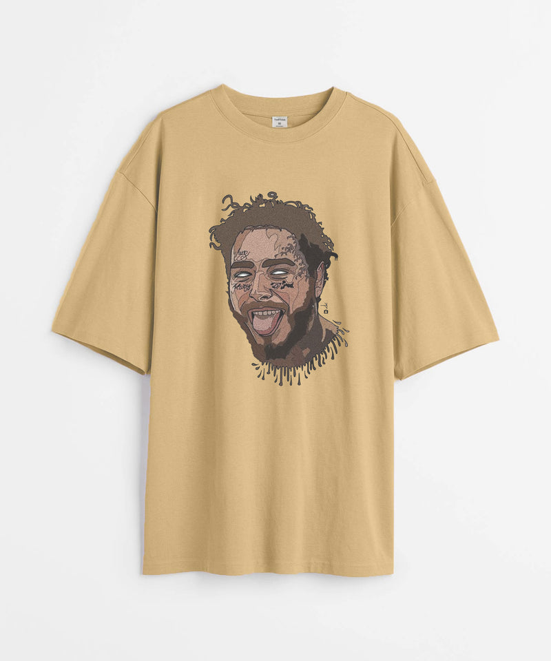 Crazy post malone  - Oversized T-shirt