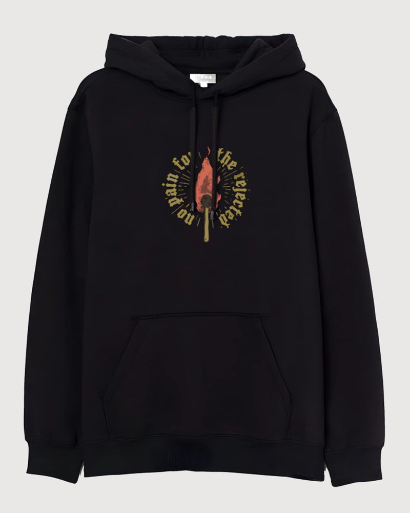 No pain for rejected-Hooded Sweatshirt