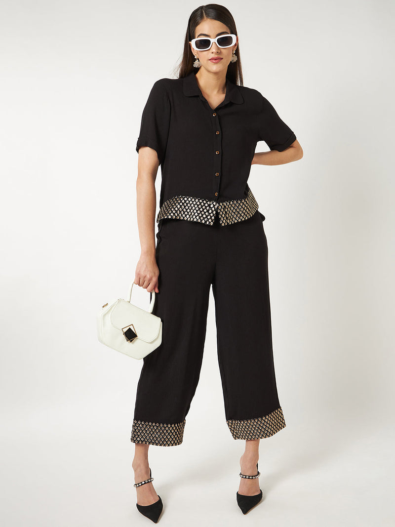 Shirt Top With Matching Pant Set