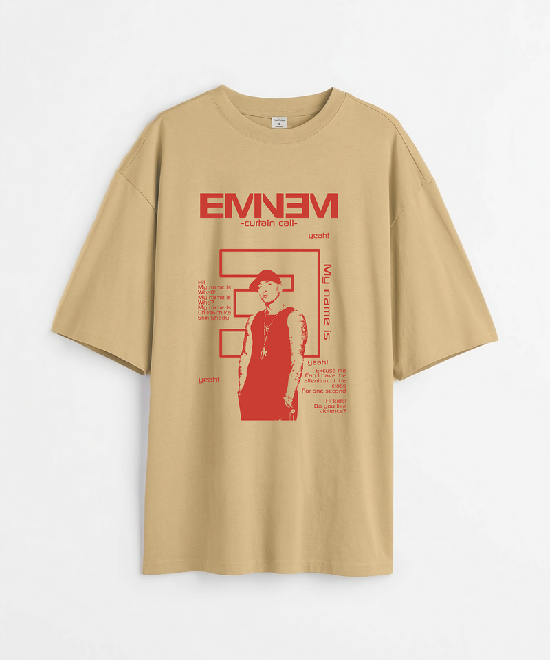 Eminem Light Brown - Oversized T-shirt