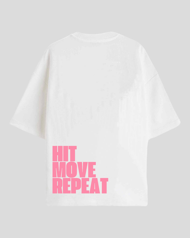 HIT MOVE REPEAT - Oversized T-shirt