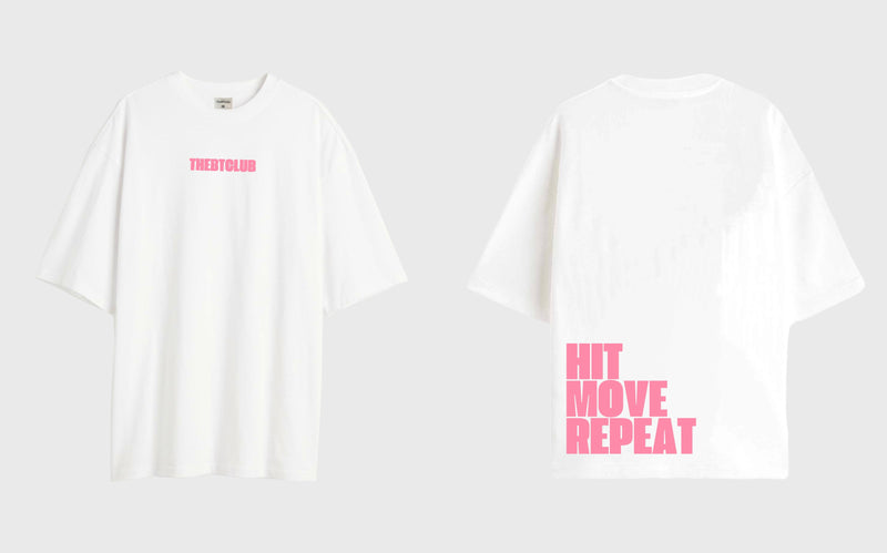 HIT MOVE REPEAT - Oversized T-shirt