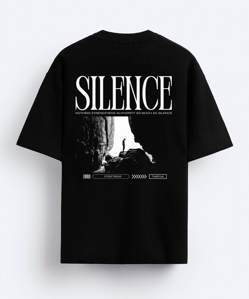 SILENCE  - Oversized T-shirt