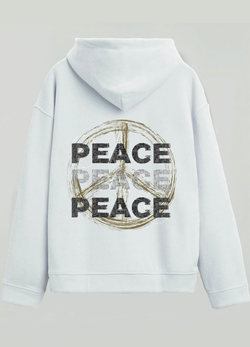 PEACE -Hooded Sweatshirt