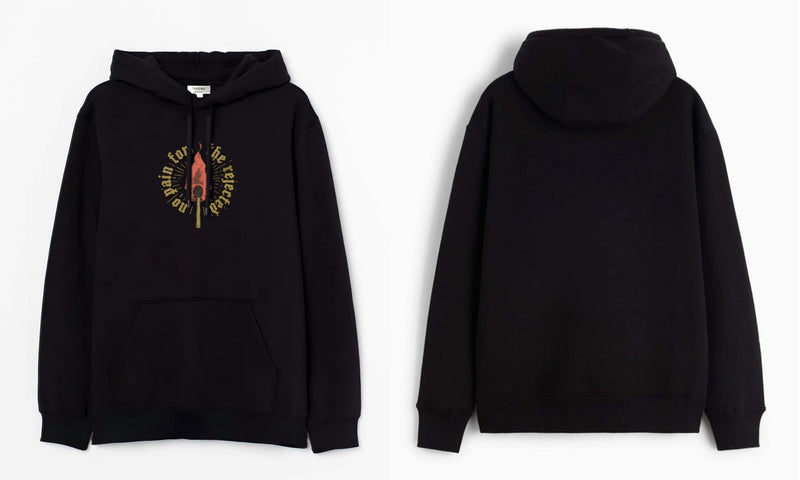 No pain for rejected-Hooded Sweatshirt