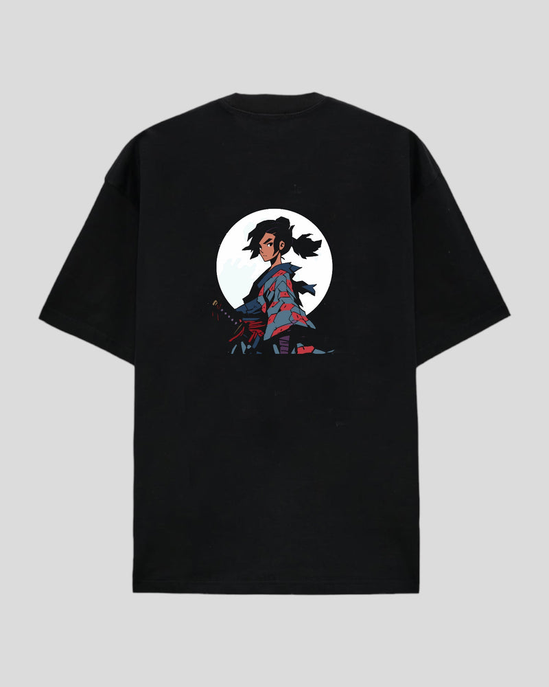 Moonlight samurai -  Oversized T-shirt