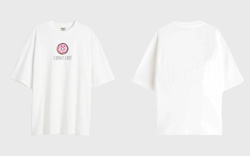 I donut care  - Oversized T-shirt