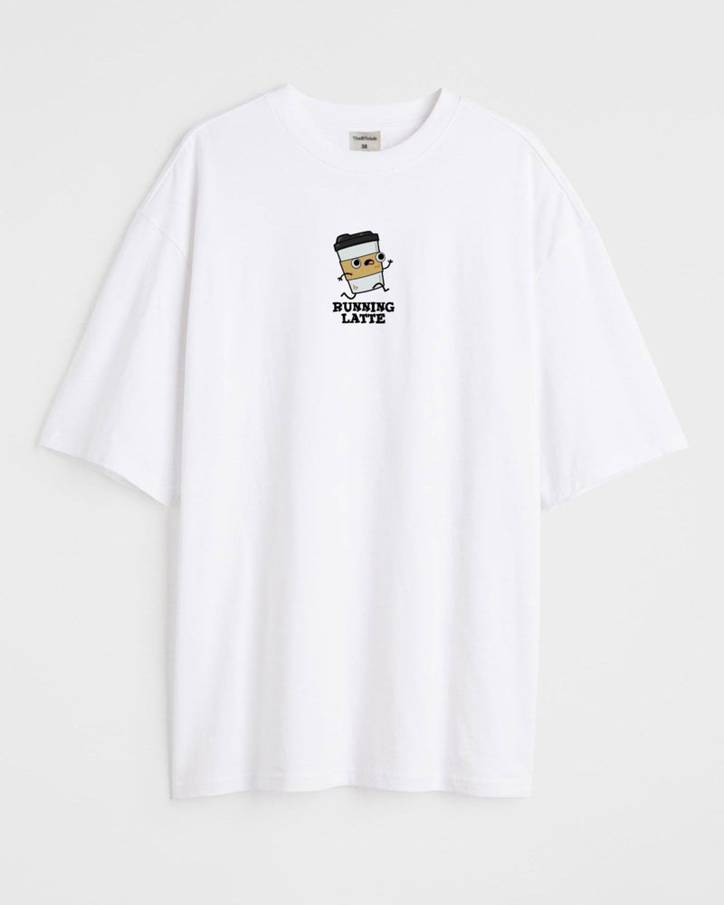 Running latte  - Oversized T-shirt