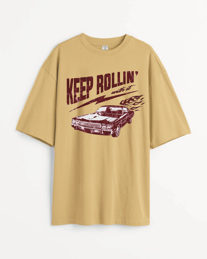 Keep Rollin - Oversized T-shirt