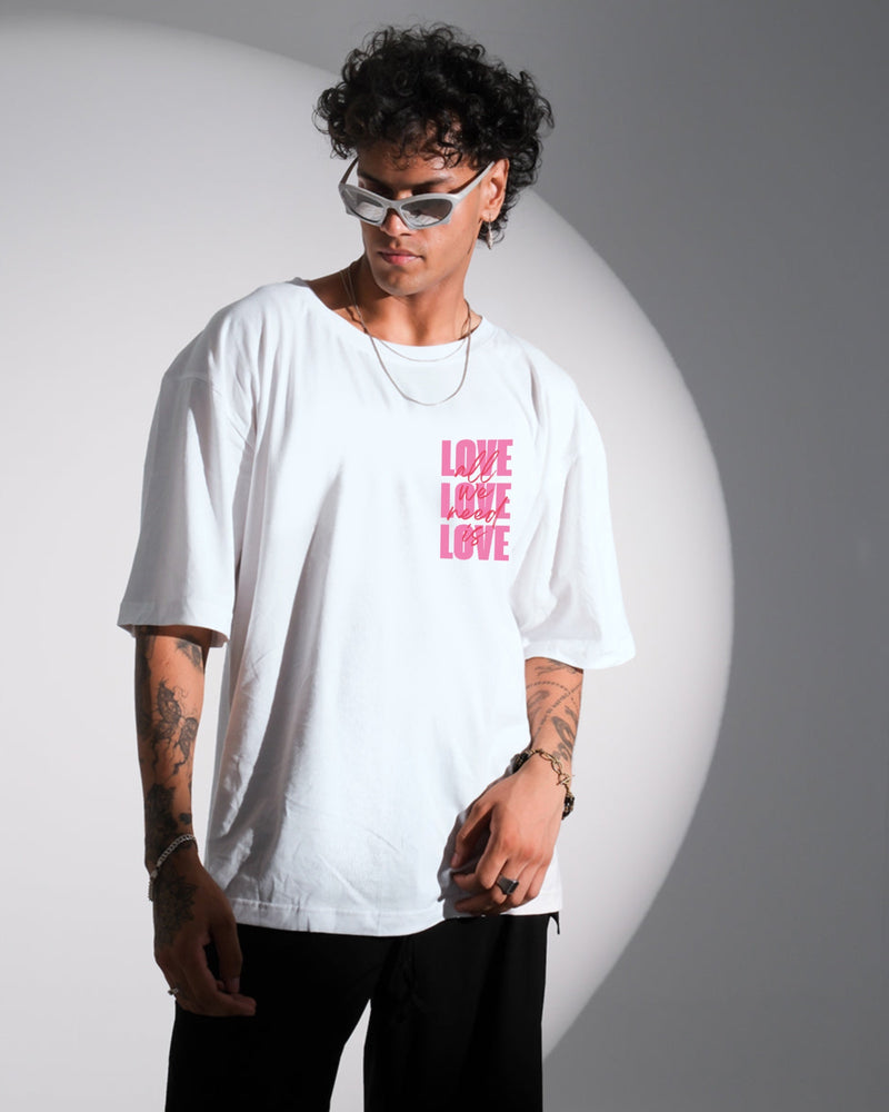 Love Love Love - Oversized T-shirt