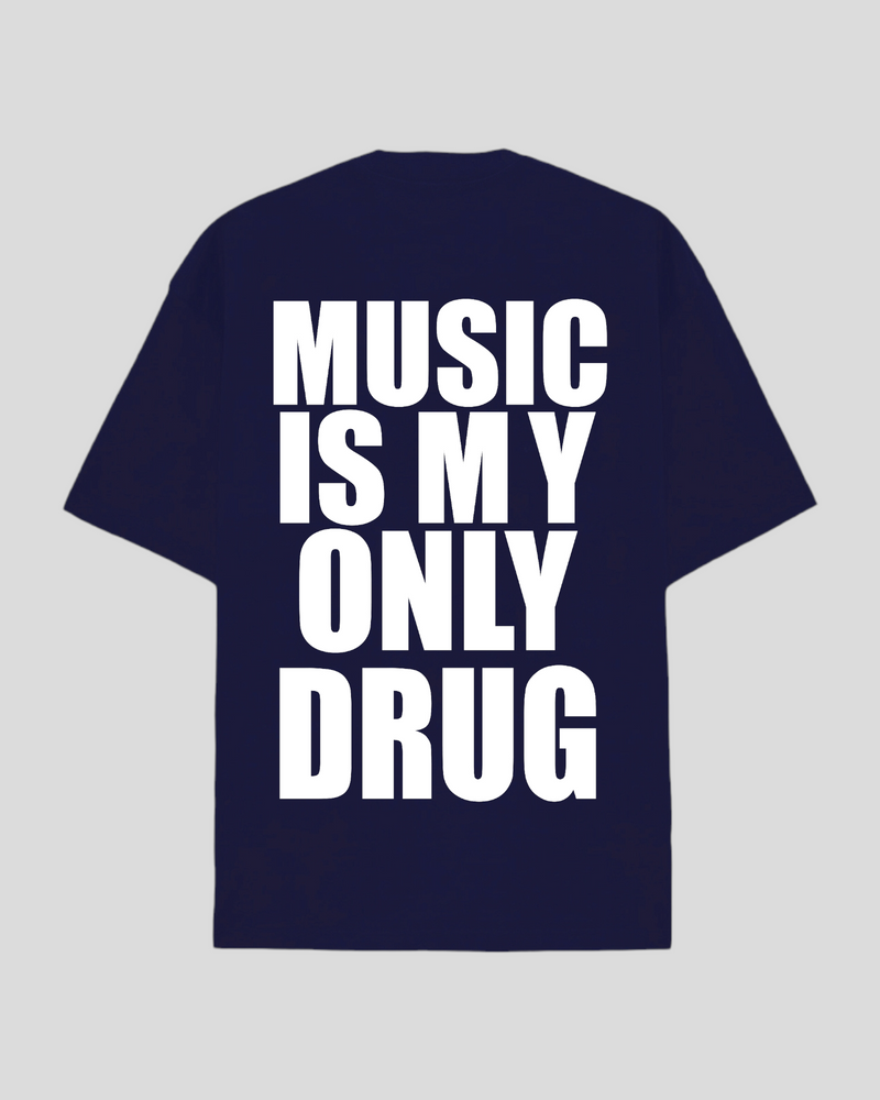 Music is my only drug - Oversized T-shirt