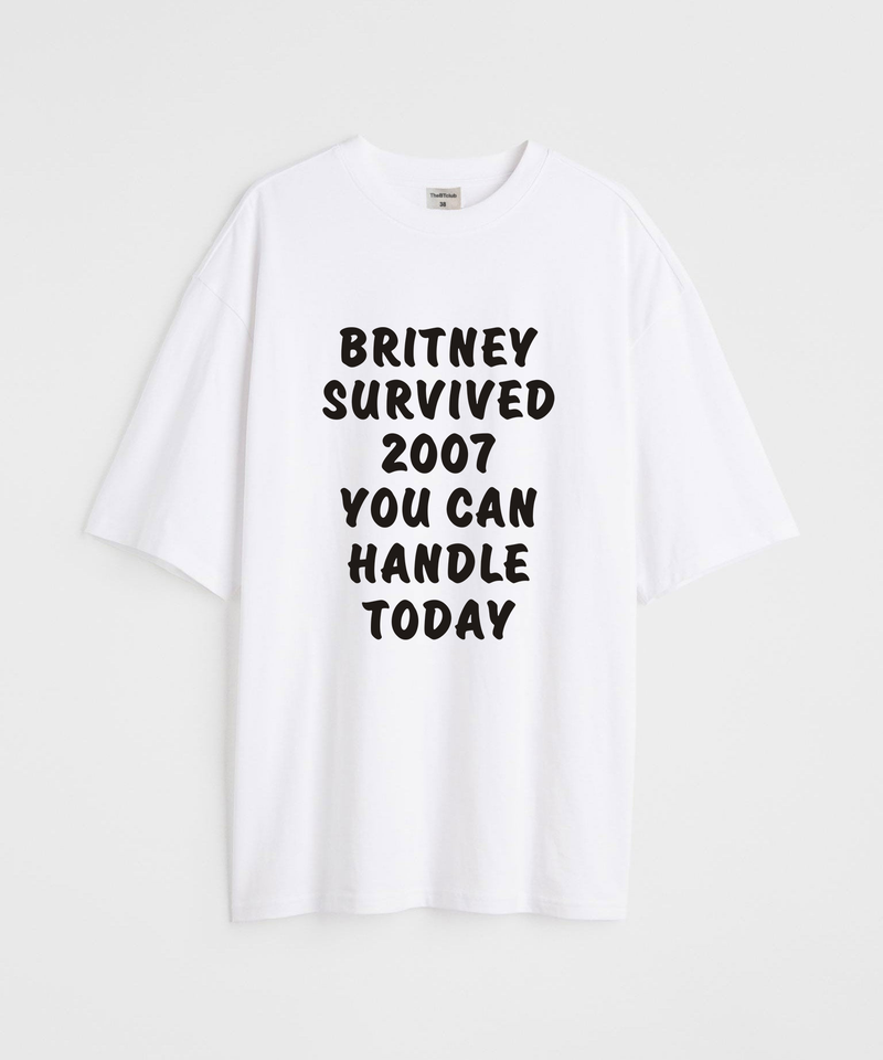 Britney survived 2007 - Oversized T-shirt