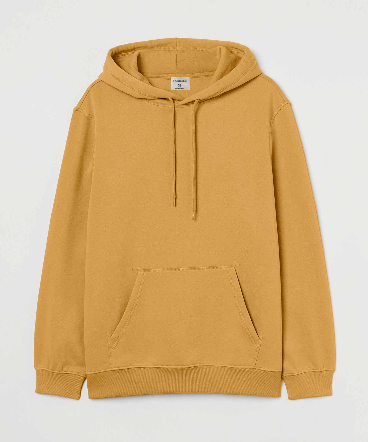 Mustard - Basic Hooded Sweatshirt