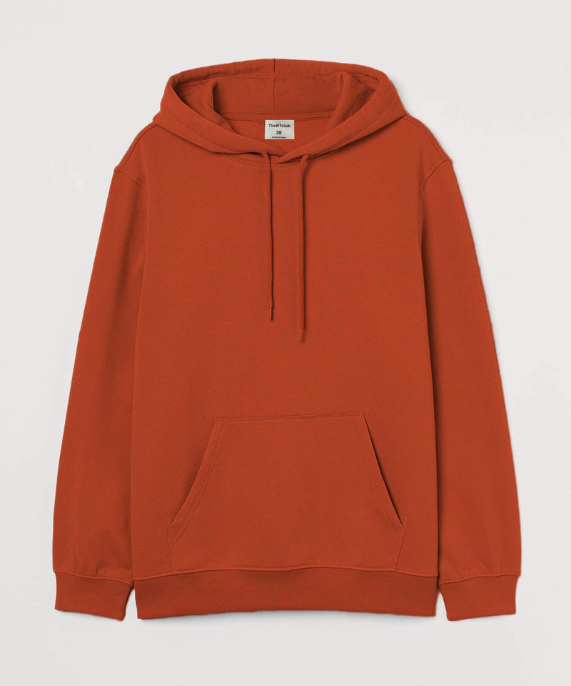 Rust - Basic Hooded Sweatshirt