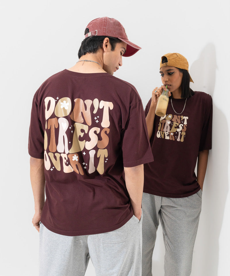 Don't stress over it - Oversized T-shirt