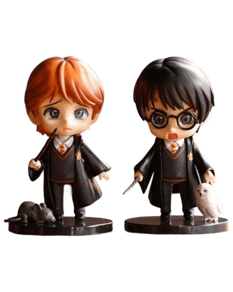Harry Potter Merchandise With Wand Miniature Figure Set