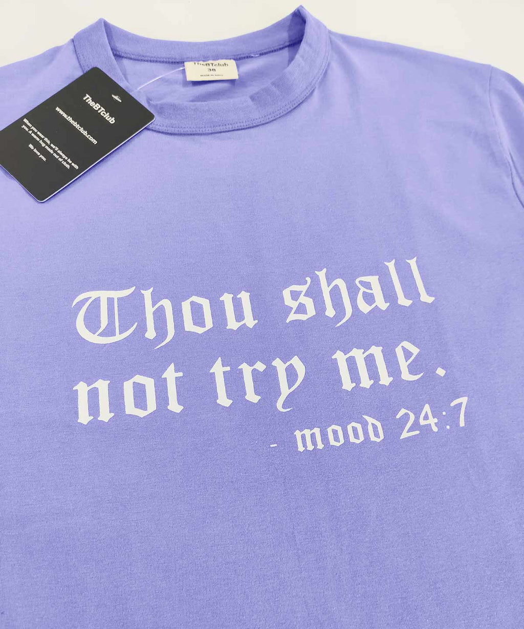 Thou shalt not try me online sweatshirt